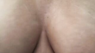 Natural tits MILF oils up whole body especially her holes
