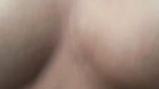Natural tits MILF oils up whole body especially her holes
