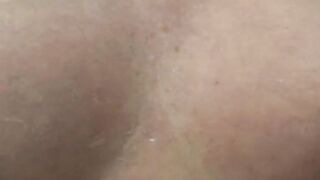 Natural tits MILF oils up whole body especially her holes