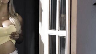 Natural tits brunette Lauren Phillips fucked hard missionary