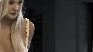Natural tits brunette Lauren Phillips fucked hard missionary