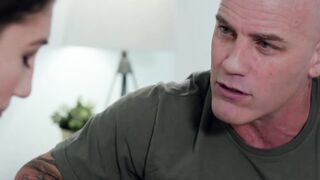 Kinky brunette Maya Woulfe pussy drilled in forbidden fuck