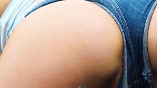 Naughty babe Scarlett Fall fingers her wet and juicy pussy