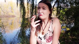 INHALE 50 Smoking Bdsm and Risky Outside Nudity by Gypsy