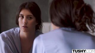 TUSHY Anal-obsessed actress Lina has an affair with co-star