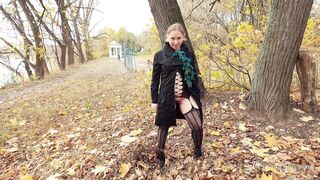 First Time into Outside with Lush Lovense two