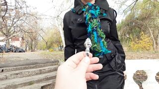 First Time into Outside with Lush Lovense two