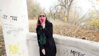 First Time into Outside with Lush Lovense two