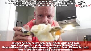 German Sex Agent make casting with older german mom at