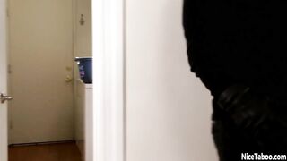 Fearless blonde milf Kagney Linn Karter fucks naive thief and