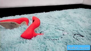 Turned On natural long tit dark haired skank Ella Knox got her