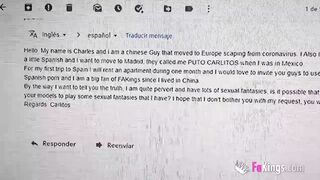Eastern dude Carlitos is addicted to sex and to watching