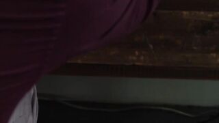 Sarah Banks gets on top of her lover and endures the dick