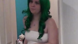 Horny hottie Missy Kink gives hot passionate titty job POV