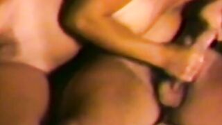 Vintage babe Seka doggystyle fucked after eating warm cum