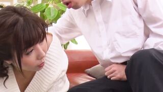 Busty Japanese girl Sakiko Mihara plays erotic games with her neighbour