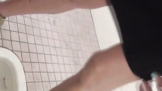 Hot Asian hairy pussies filmed by hidden camera while peeing