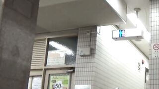 Hot Asian hairy pussies filmed by hidden camera while peeing
