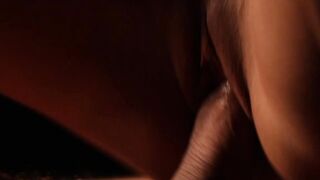 Sensual fucking session for a couple in a dark room