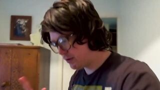 Juicy tits cutie Lucy Lane tricked by kinky nerd for hot BJ