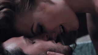 She sucks on her man hard and takes it inside her tight pussy
