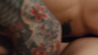 Young beauty kisses her man as she goes for anal drilling