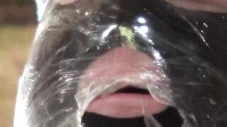The Clingfilm Slave In The Factory