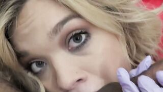 Sexy lingerie Katie Kush deepthroats cock before drilling