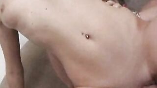 Lusty schoolgirl craves for a cock in her shaved snatch