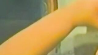 Blonde chick services a hairy dick and waits for cumshot