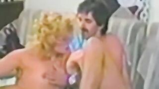 Blonde chick services a hairy dick and waits for cumshot