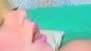Blonde chick services a hairy dick and waits for cumshot