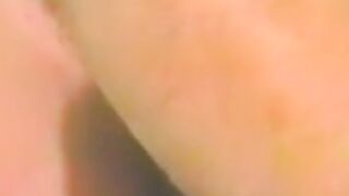 Blonde chick services a hairy dick and waits for cumshot