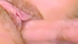 Blonde chick services a hairy dick and waits for cumshot