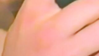 Blonde chick services a hairy dick and waits for cumshot
