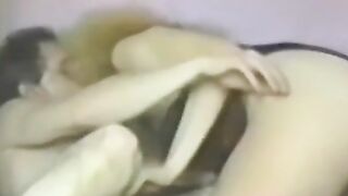 Handsome vintage chick is eager to ride a dick like crazy