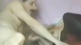 Handsome vintage chick is eager to ride a dick like crazy