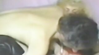 Handsome vintage chick is eager to ride a dick like crazy
