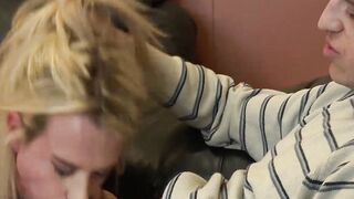 Kinky shemale babe Nikki Vicious deepthroats thick hard cock