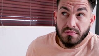 Teen babe Bailey Base drilled doggystyle after throatfuck