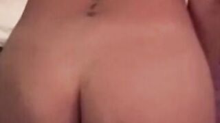 Cute busty ebony pussy plays before being fucked in threeway