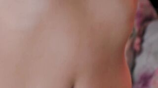 Blonde Emma Sirus facesitted by petite Asian Kimmy Kimm