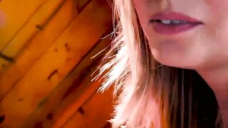 Blonde Emma Sirus facesitted by petite Asian Kimmy Kimm