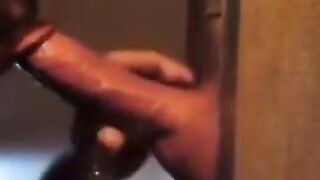 Big Cock Glory Hole Fun: Amateur Blowjob & Cum Swallow 2