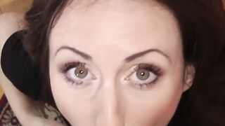 Elegant English MILF in ripped fishnets banged POV style