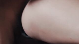She gets on top of him and then rides his cock like a chopper