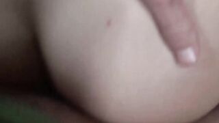 Brunette cheats on her boyfriend for cash at a bowling place