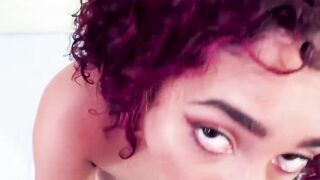 Natural tits redhead Kira Perez fucked hard missionary POV