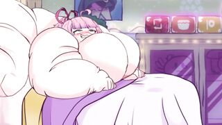 FAT BABES PLAYING WITH HER DILDO