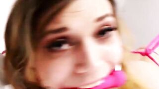 Nasty Cassidy Quinn tied up for hardcore whipping anal play